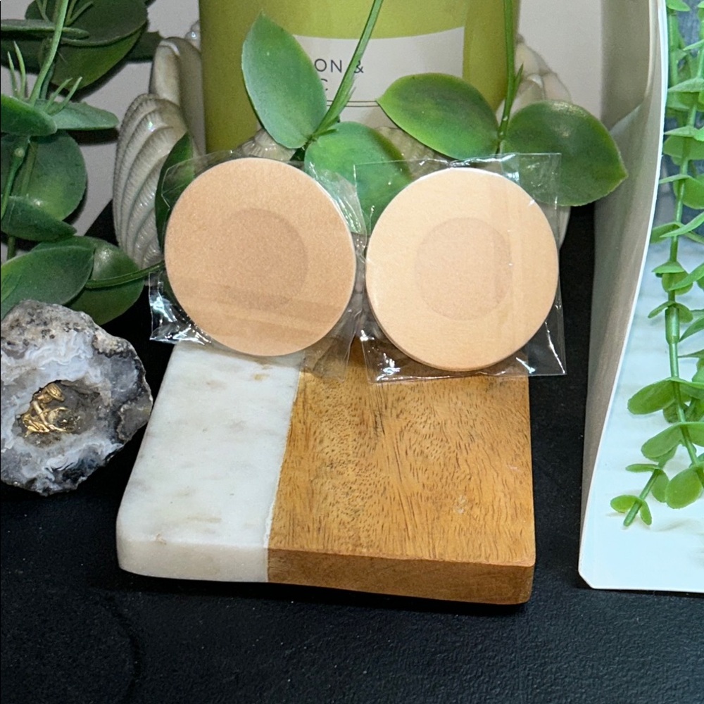 Natural Tan nipple areola breast cover
Set of 2